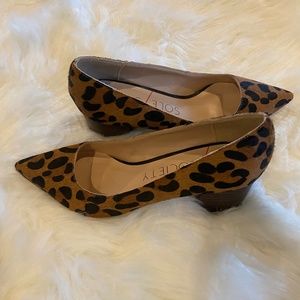 Ladies Sole Society leopard print size 5 heels